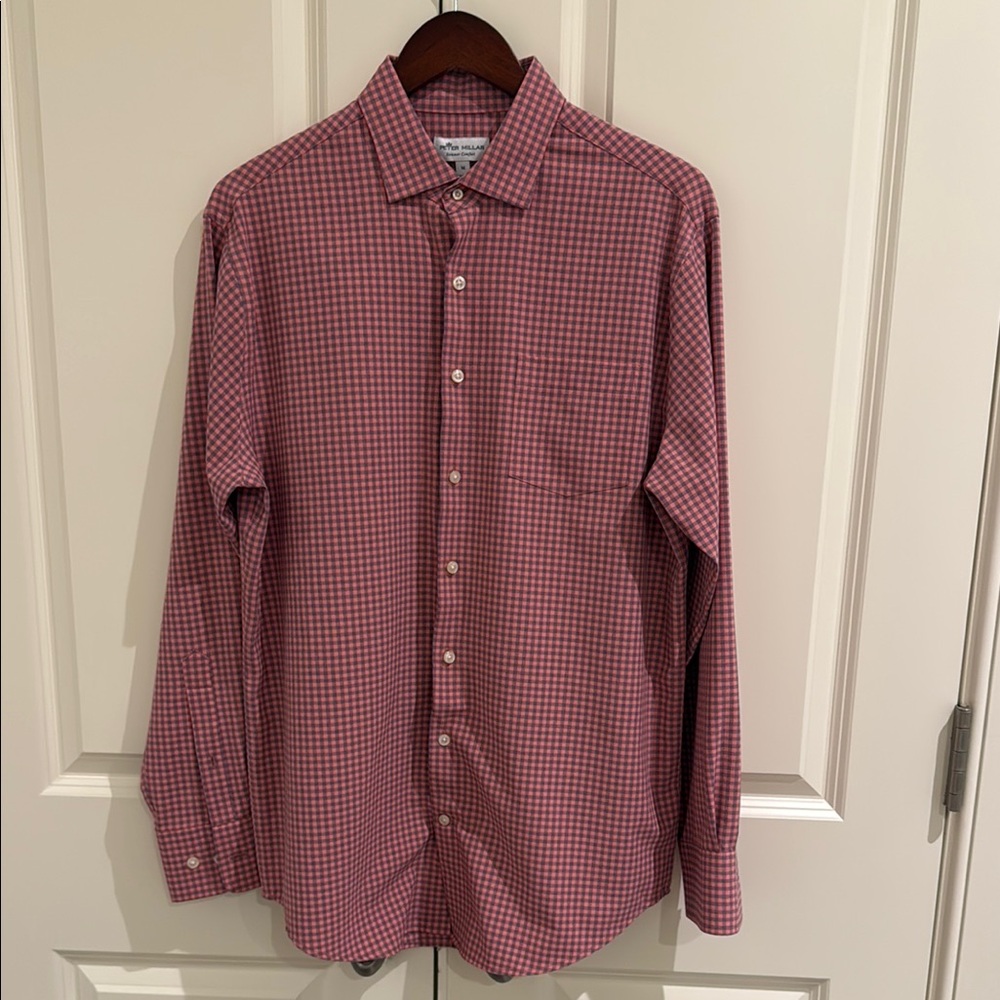 Men's Red Checkered Shirt
